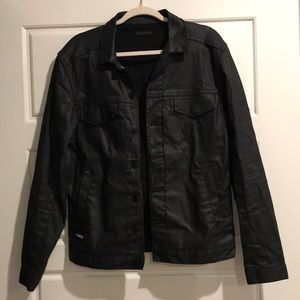 Comune Waxed Denim Jacket Black L